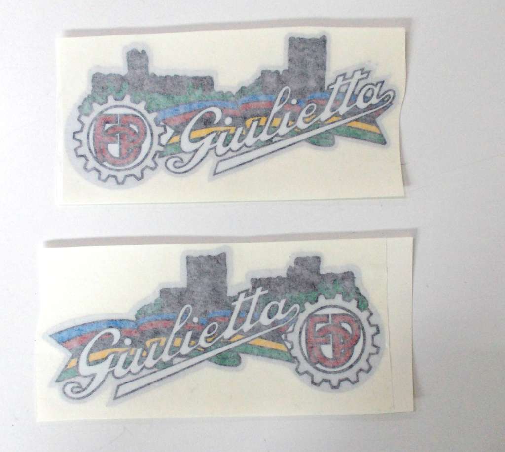 Paire D'autocollants Garelli 7 Cm - Pour Customisation Scooter Ou Décoration