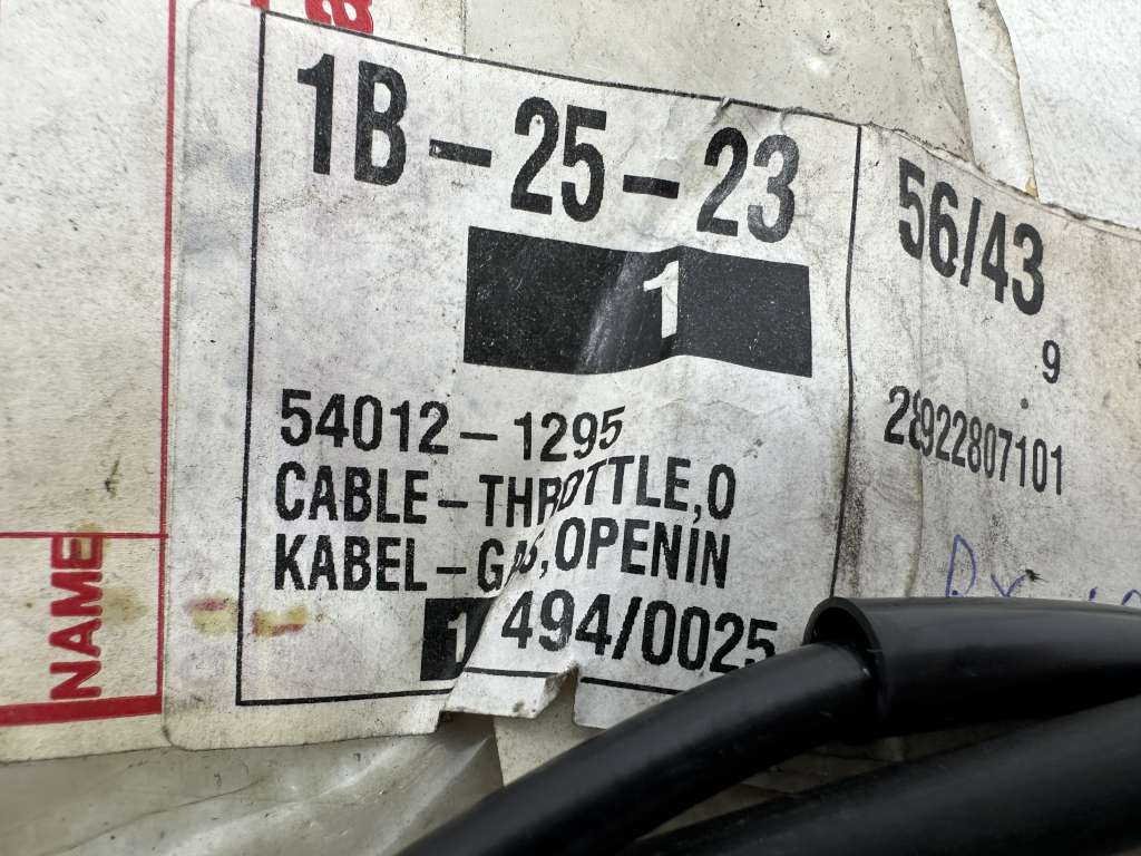 Cable Wire Gas Accelerator Original KAWASAKI Zx Rx GPZ 1000 54012 Cable Wire Gas Accelerator Original KAWASAKI Zx Rx GPZ 1000 54012
