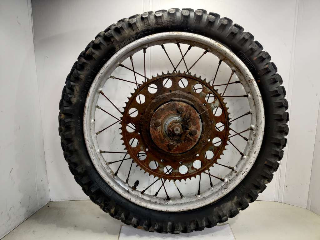 RUOTA POSTERIORE MOTO GUZZI ZIGOLO 98 cc (TO1541) | eBay