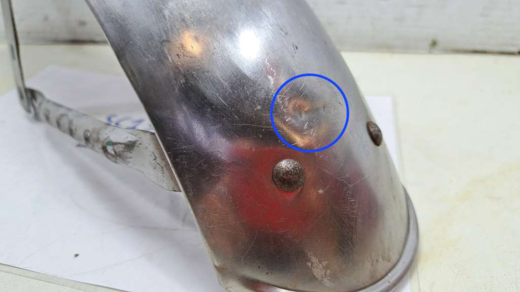 Parafango Parafango Anteriore Corto Non Verniciato per Cafe Racer Bobber CG125
